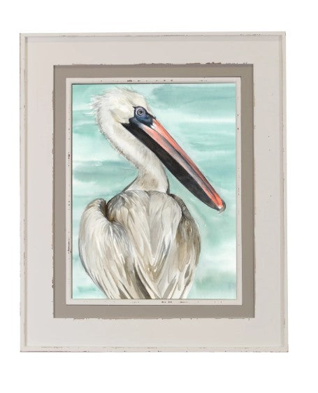 Turquoise Pelican I  32 x 38