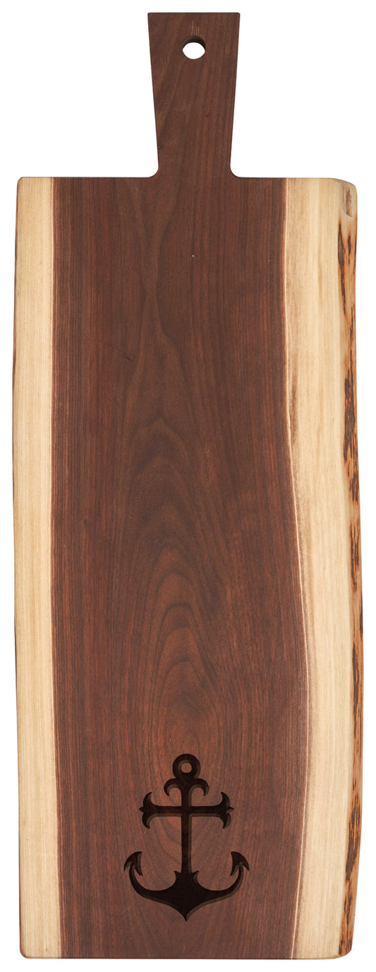 20" x 6" Walnut Live Edge Artisan Board