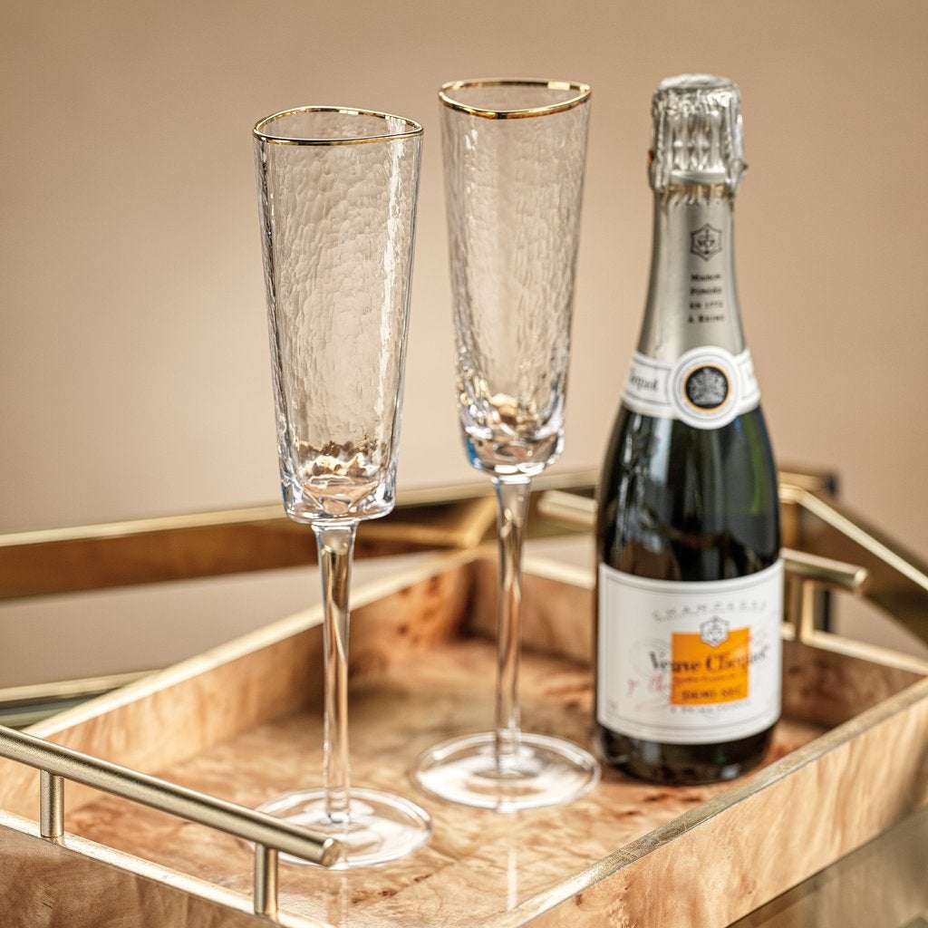 Aperitivo Triangular Champagne Flute