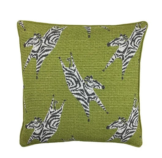 Pair of Jailbreak Custom Toss Pillows 22x22 Lime