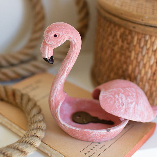 Cast Iron Flamingo Key holder