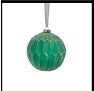 Honeycomb Glass Ball Ornament 4.75