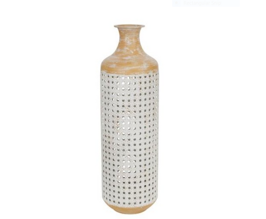 Metal 22 Tone Vase