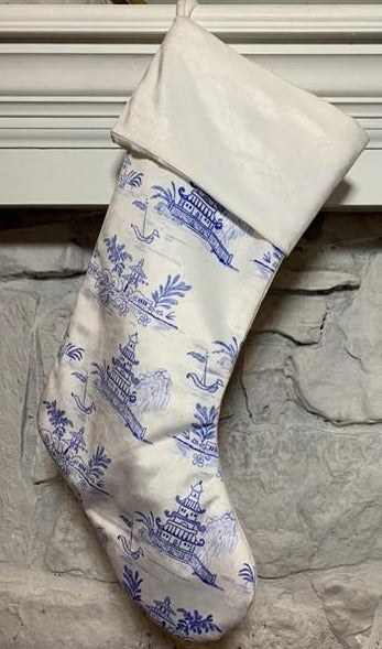 Chinoiserie 20" Stocking