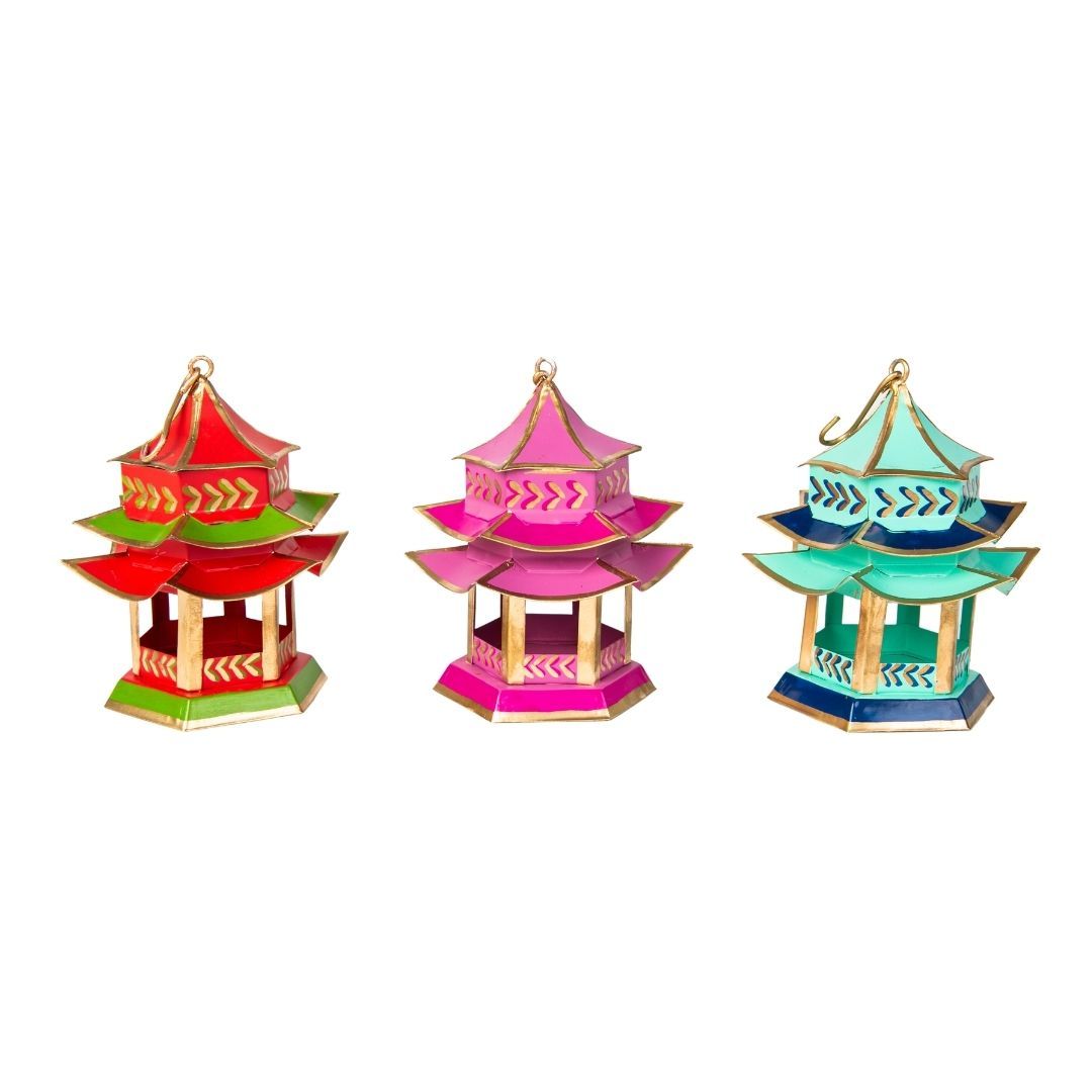 Assorted Audrey Pagoda Ornaments